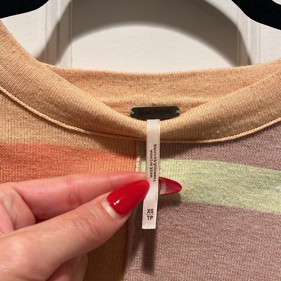 Free People Uptown Pullover XS Color Pastel Dreams Combo sold out - Picture 6 of 10